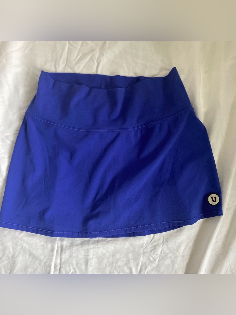 Vuori Volley Skirt/ Skort Copenhagen Blue/ Heather Grey shorts Size M EUC